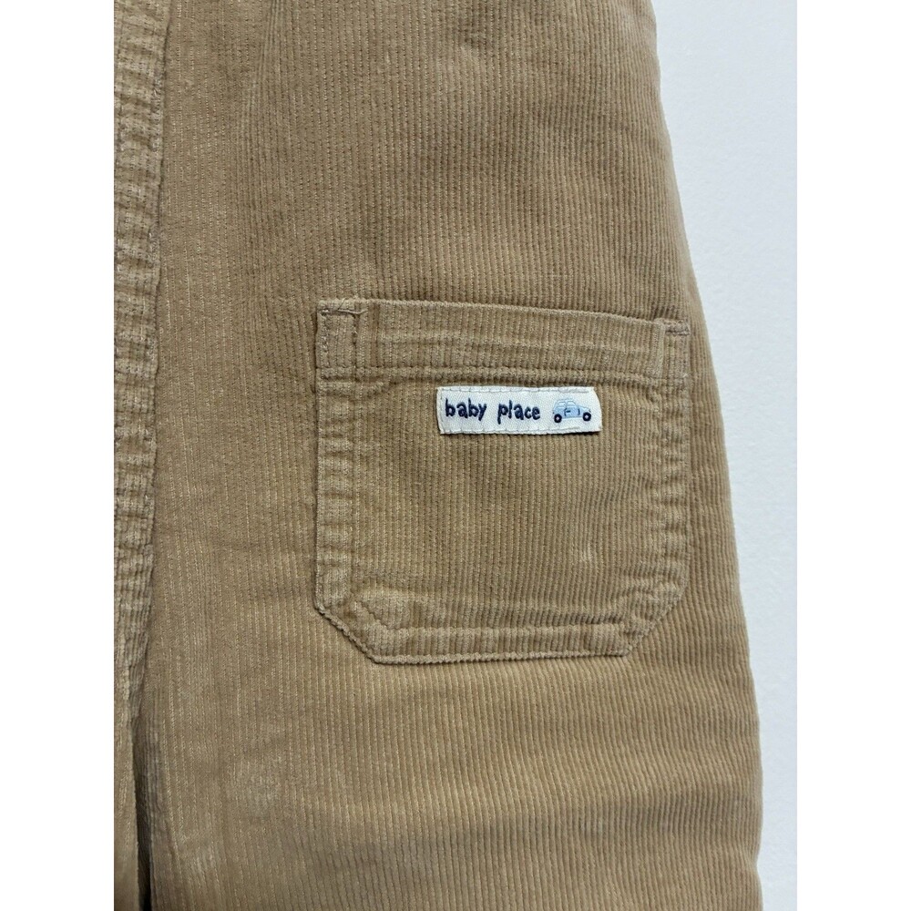 The Children’s Place Boy Khakis Corduroy Overalls 12 Months Car Design Thick - Picture 7 of 9